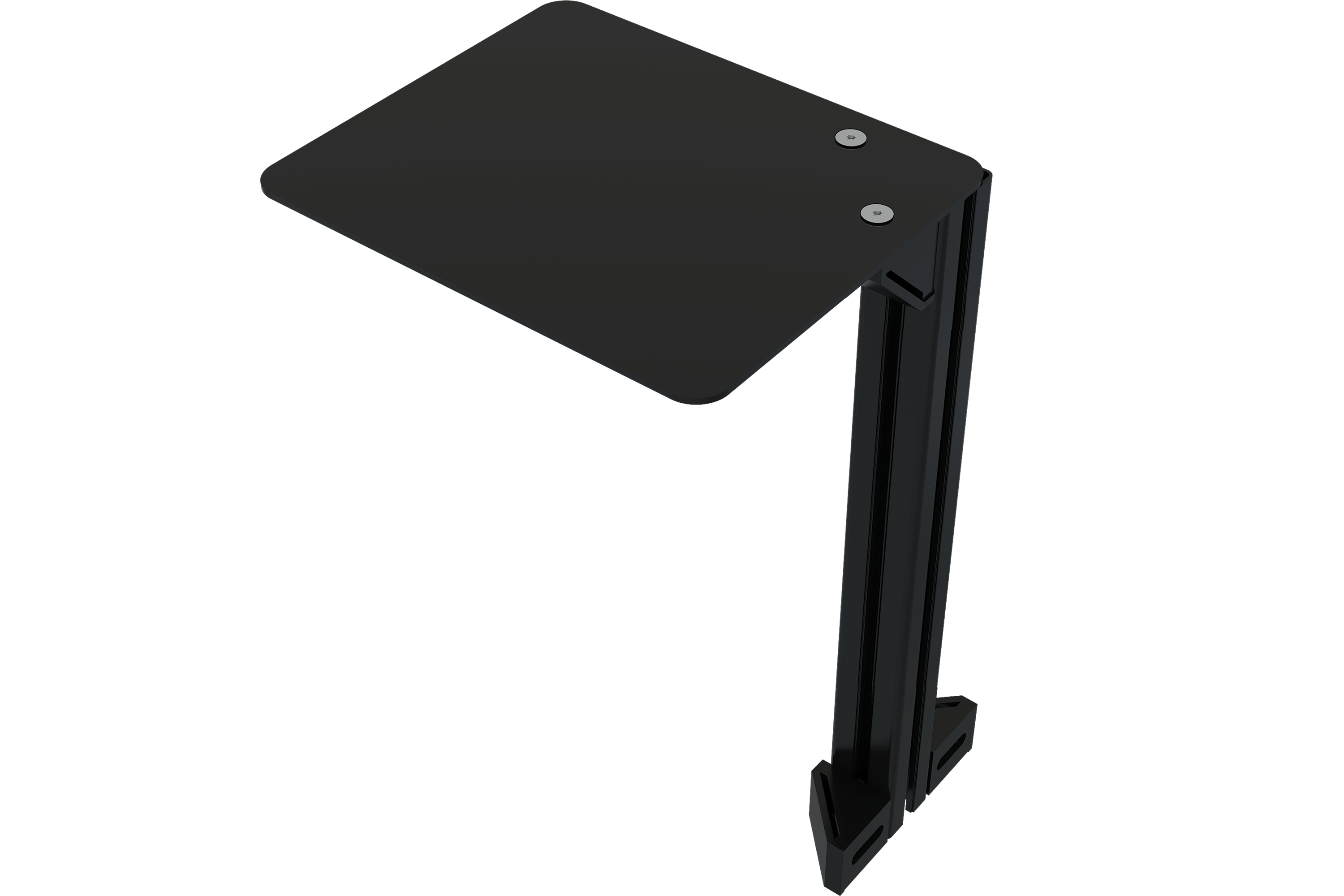 Computer Mouse Shelf with 40×40 mm (1.57" × 1.57") Aluminium Profile & Mounting Brackets