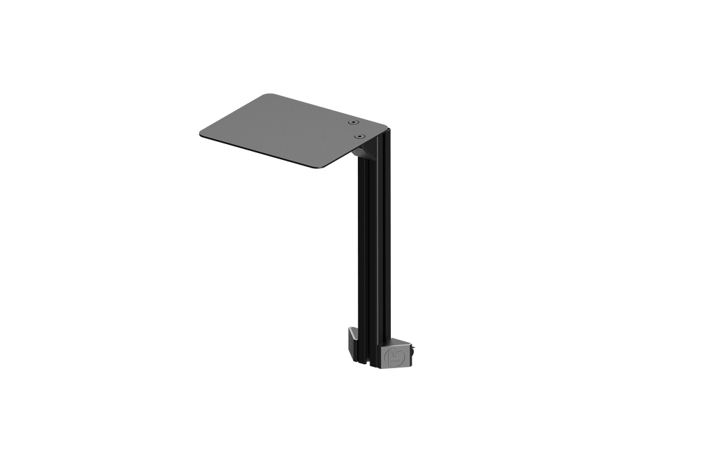 Computer Mouse Shelf with 40×40 mm (1.57" × 1.57") Aluminium Profile & Mounting Brackets
