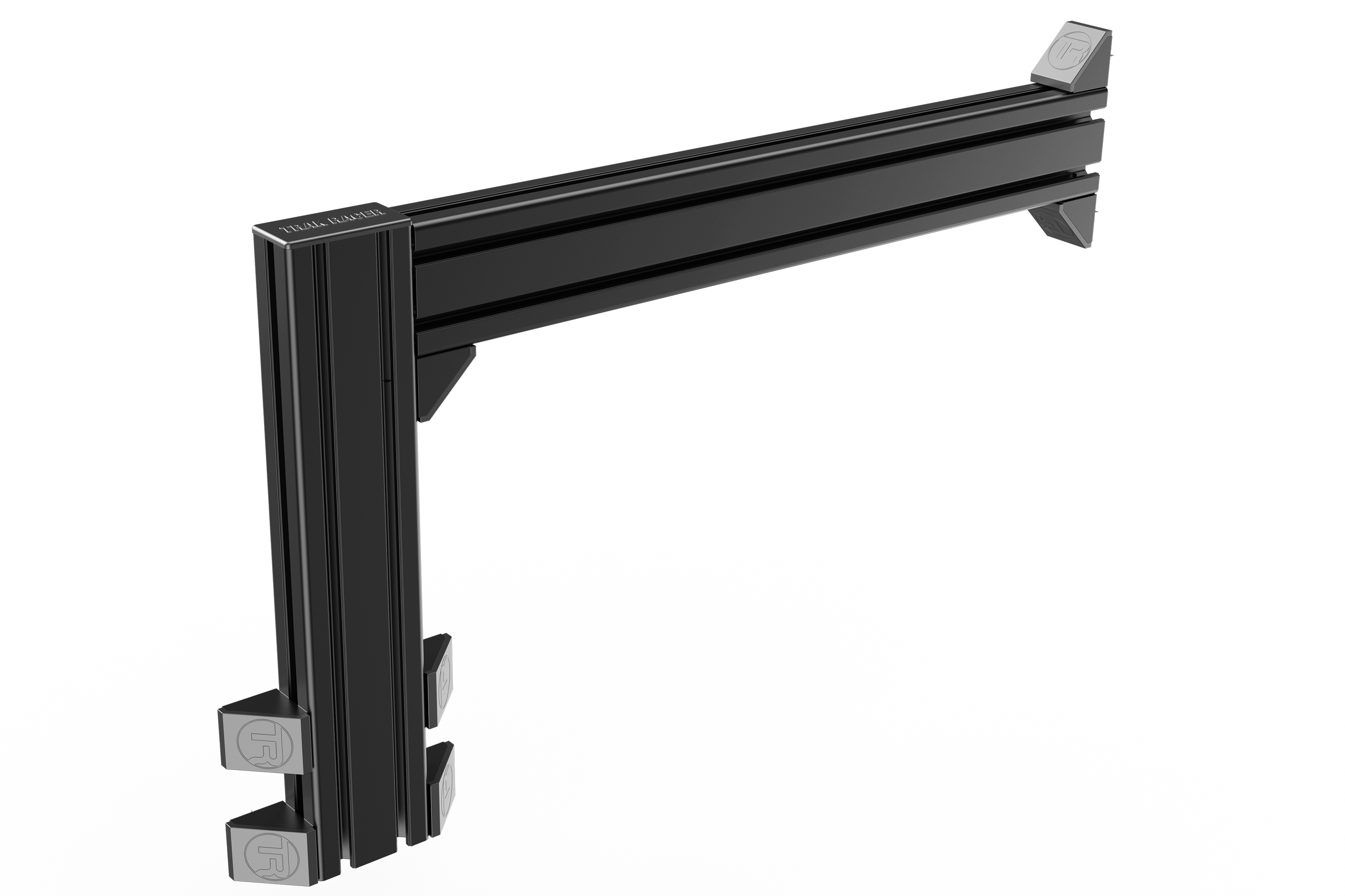 Flight Sim Control Mounts with 2 Side Supports for all Aluminum Cockpits