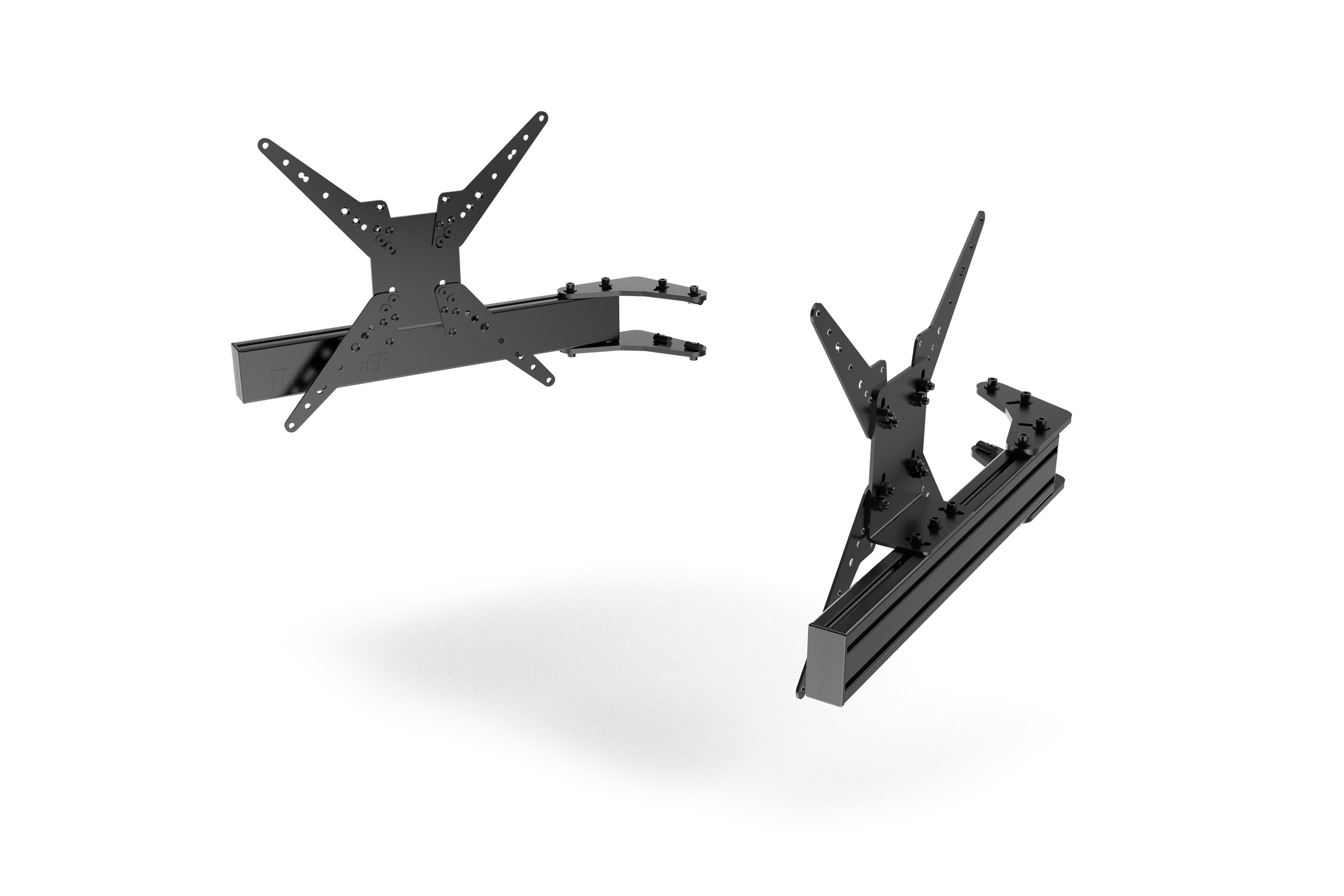 580mm/22.8" Triple Monitor Add-on Arms with VESA Mounts