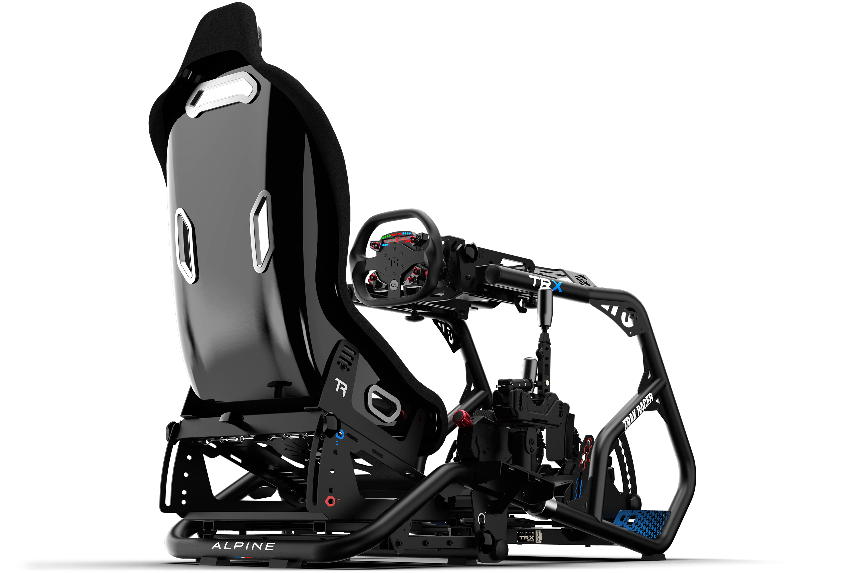 Formula/GT Hybrid Racing Simulator Seat — Alpine F1 Engineered Design