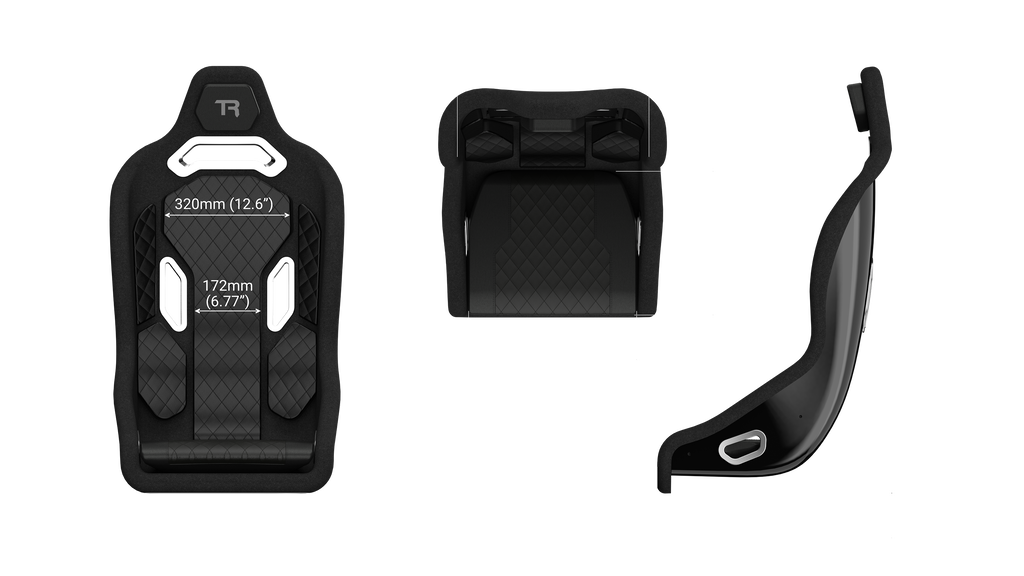 Formula/GT Hybrid Racing Simulator Seat — Alpine F1 Engineered Design