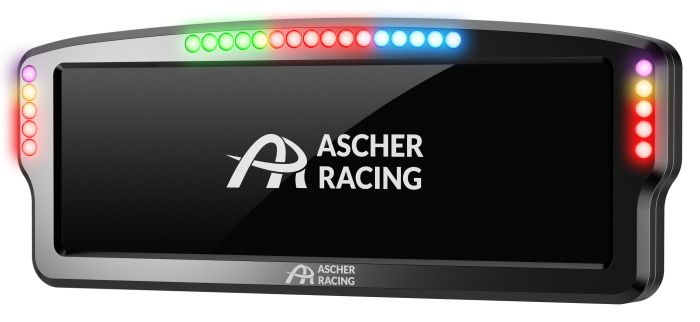 Ascher Racing Dashboard 8 inch sim racing display