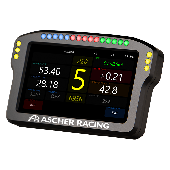 Ascher Racing Dashboard 4-inch