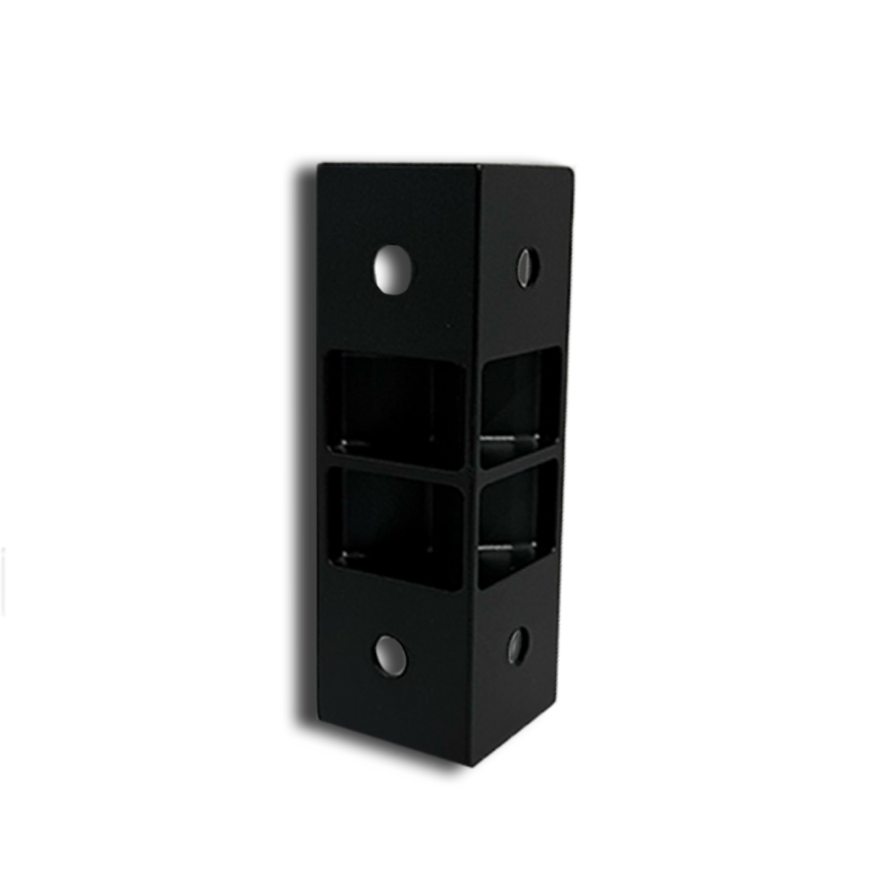 Aluminum Corner Brackets (Set of 2) – 120mm Height x 40mm Width for Extrusion Rigs