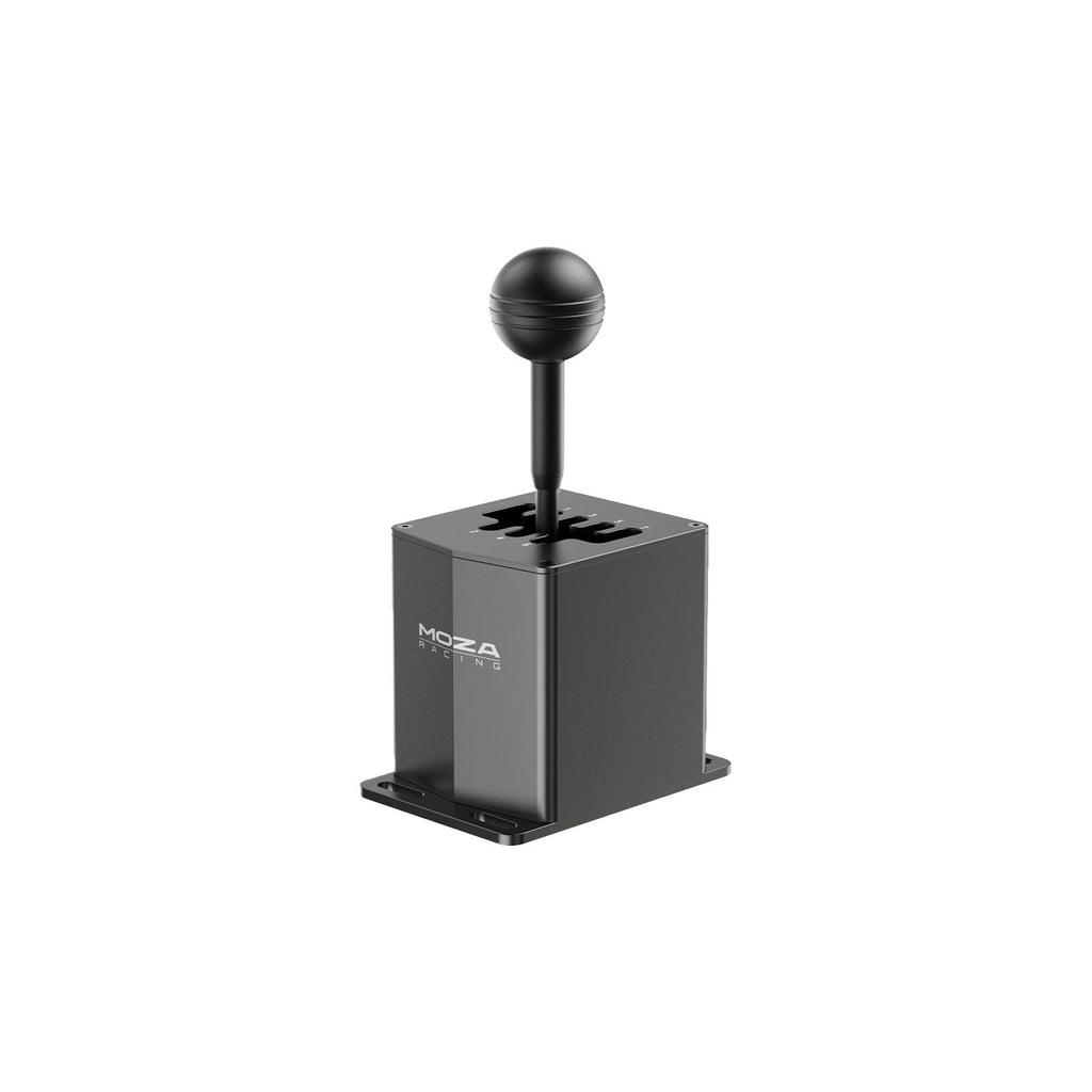 MOZA HGP H-pattern 7-gear shifter close-up view included in R3 sim racing bundle