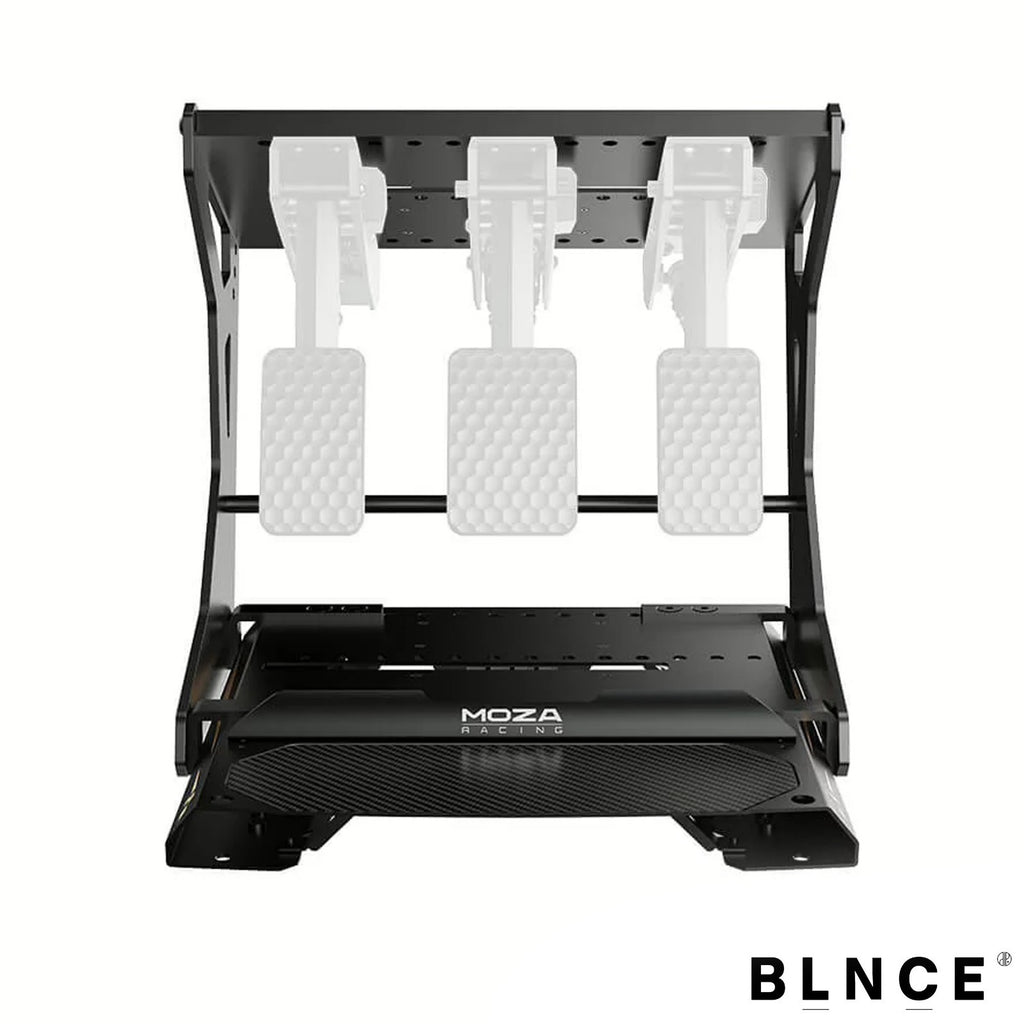 MOZA CRP2 inversion kit mounted on sim racing pedal set