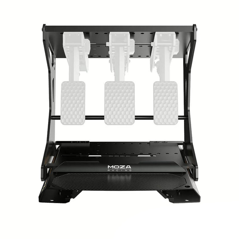 MOZA CRP2 inversion kit mounted on sim racing pedal set