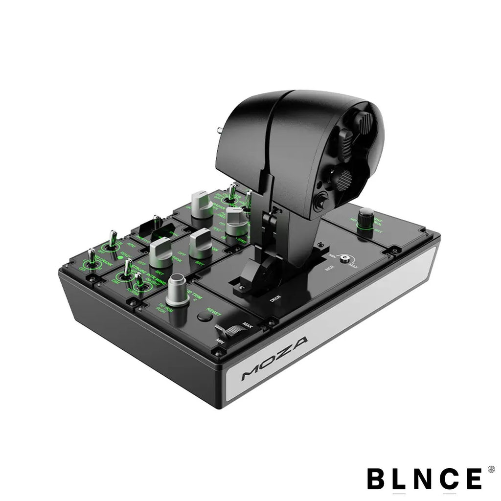 MOZA Flight MTP throttle panel for flight simulator front view
