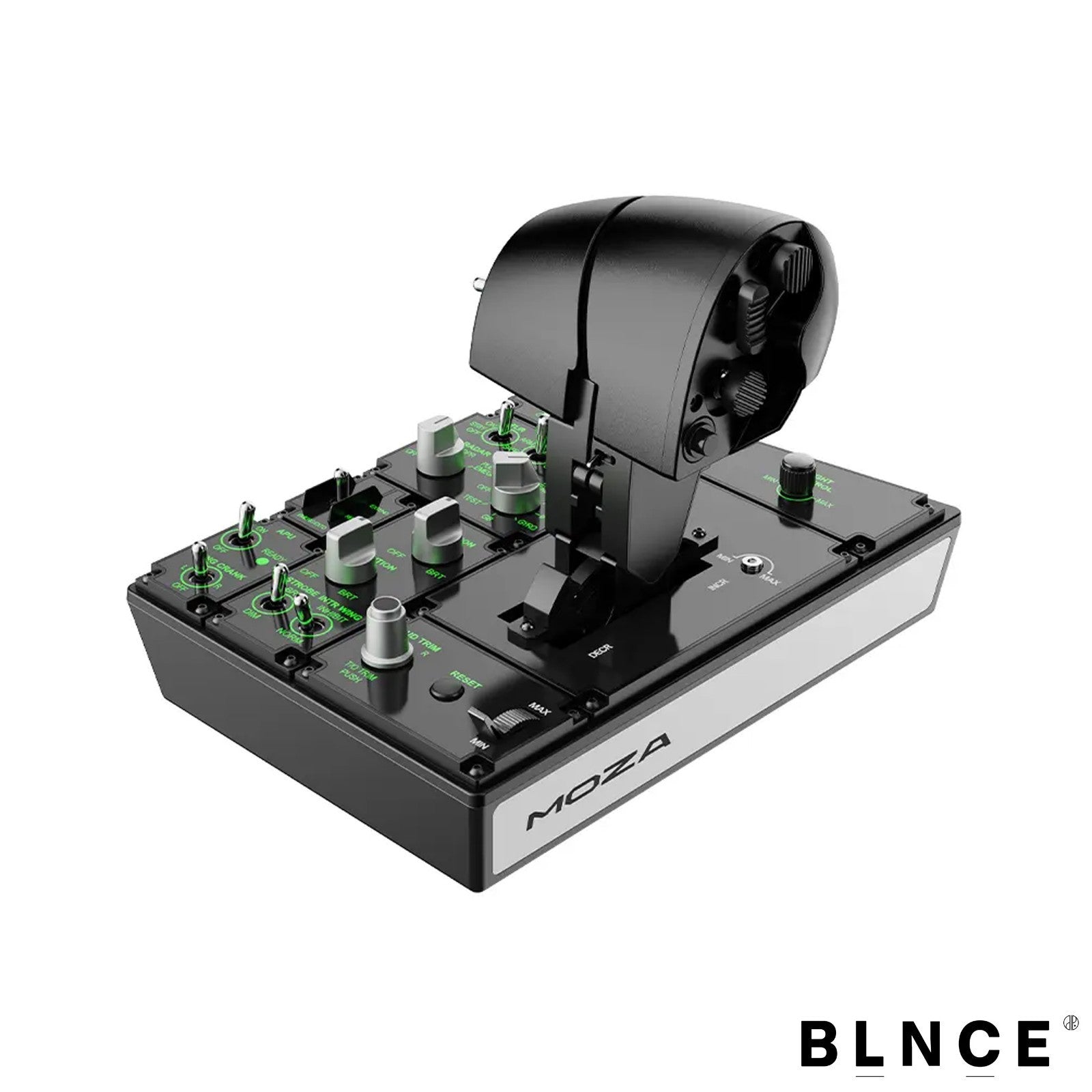 MOZA Flight MTP throttle panel for flight simulator front view