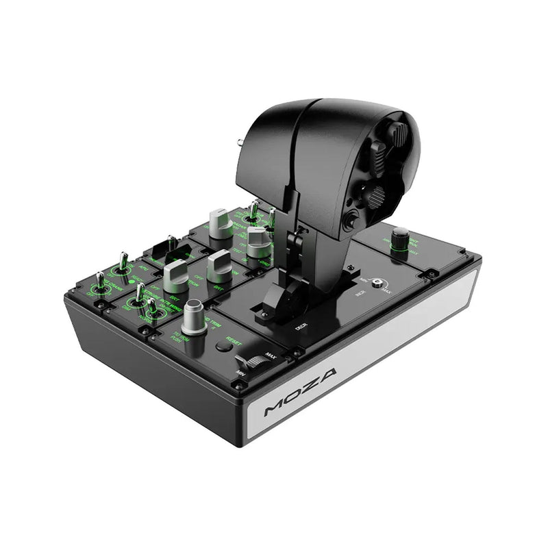 MOZA Flight MTP throttle panel for flight simulator front view