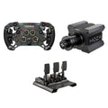 MOZA R9 V3 base CRP2 load cell pedals and GS V2P GT wheel sim racing bundle