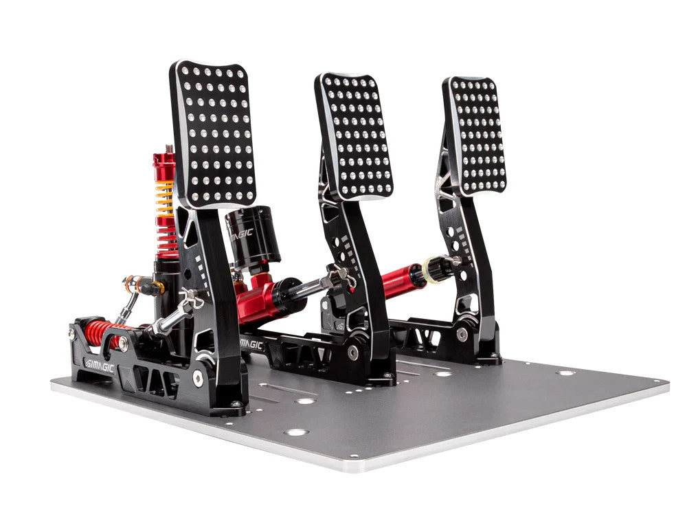 Simagic P2000 3-pedal set with throttle brake and clutch for sim racing