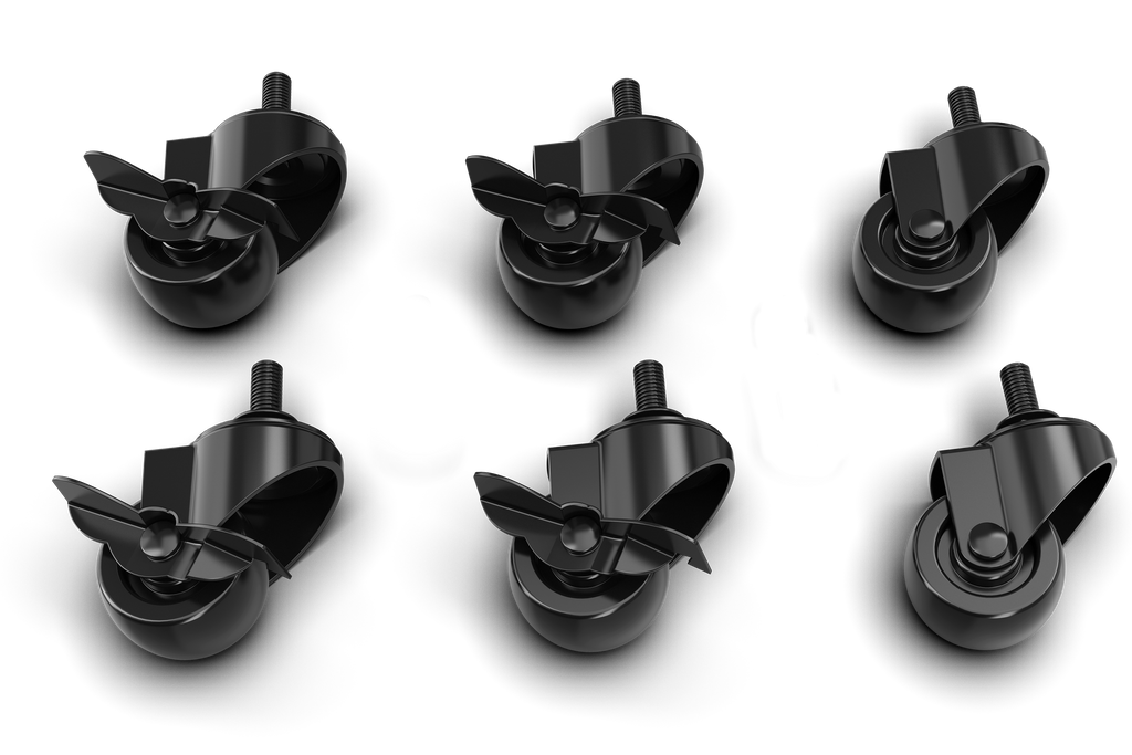 Trak Racer Simulator Caster Wheel with Brake Kit for TR8 Pro, TRX and more
